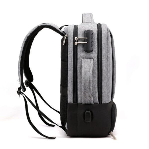 Men Backpack With USB Design 15.6 inch Laptop Bag - Image 2