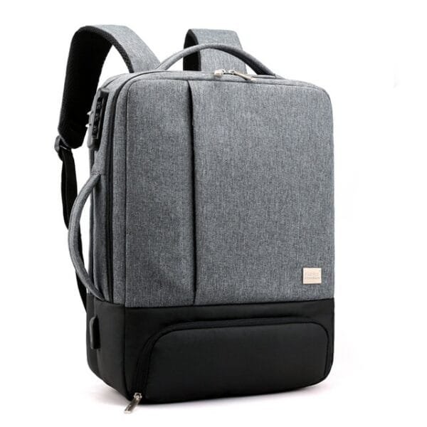 Men Backpack With USB Design 15.6 inch Laptop Bag - Image 4