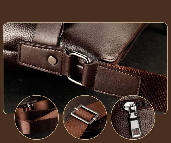 Fashion PU Leather Men Messenger Bags - Image 7