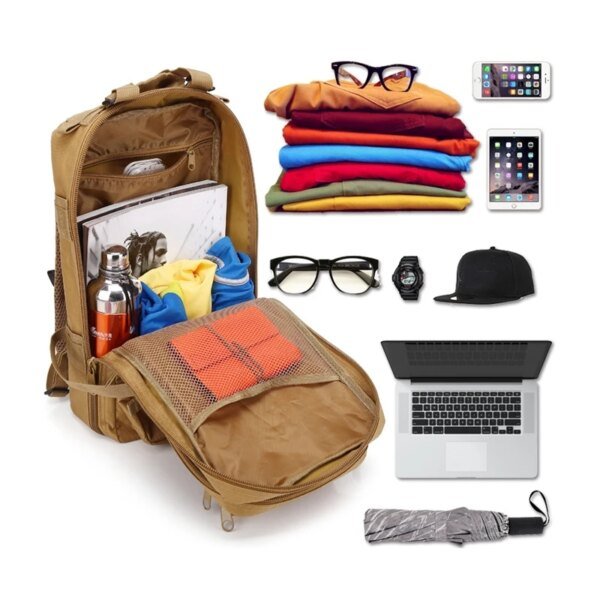 Classic Tactical Camouflage Backpack Outdoor Travel Adventure - Image 3