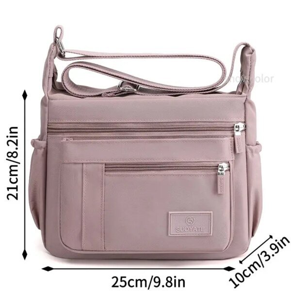 Women's Fashion Waterproof Nylon Shoulder & Crossbody Bag - Image 6