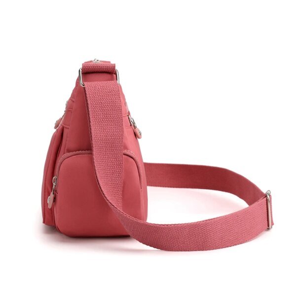 Women's Waterproof Nylon Messenger Bag Crossbody Shoulder Handbag - Image 4