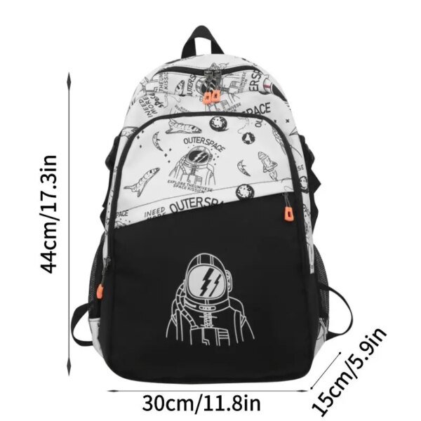 Large Capacity Backpack for Men Women School & Travel Bag - Image 2