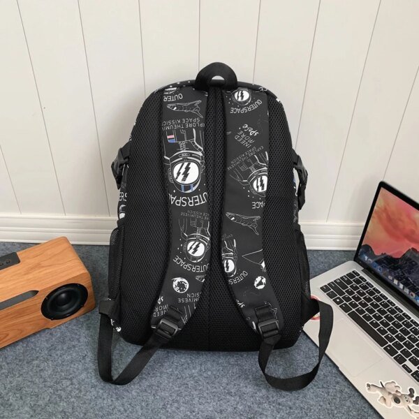 Large Capacity Backpack for Men Women School & Travel Bag - Image 3