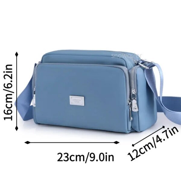 Women's Waterproof Nylon Crossbody Shoulder Bag - Image 2