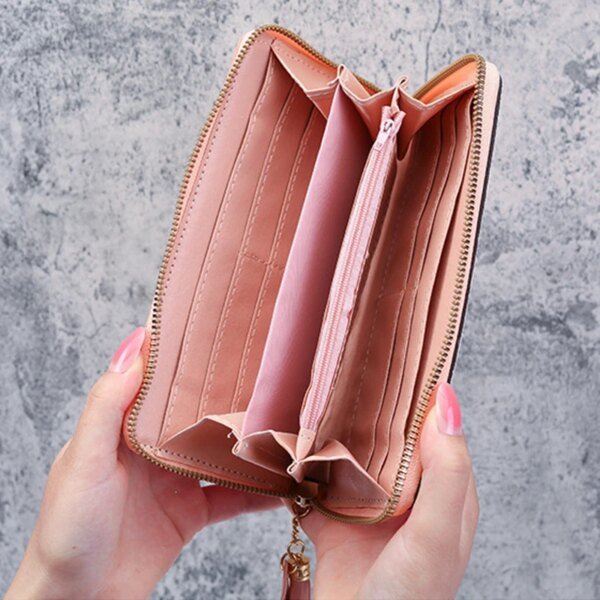 Women's Long Clutch Wallet Coin Purse - Image 5