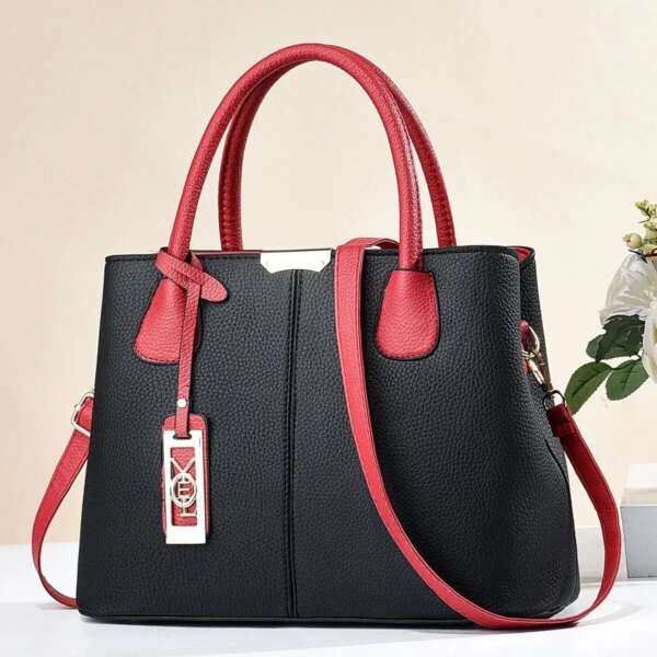 Luxury Designer Women's Leather Handbag - Image 4