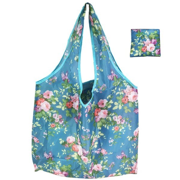 Fashionable Foldable Nylon Shopping Bag Large Capacity Portable - Image 6