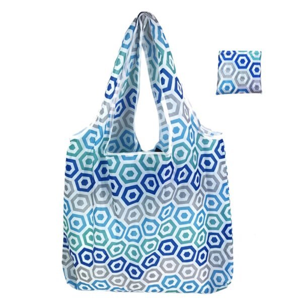 Fashionable Foldable Nylon Shopping Bag Large Capacity Portable - Image 3