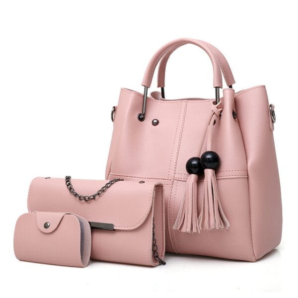 Women Shoulder Messenger 3-pieceS tassels Mother bags