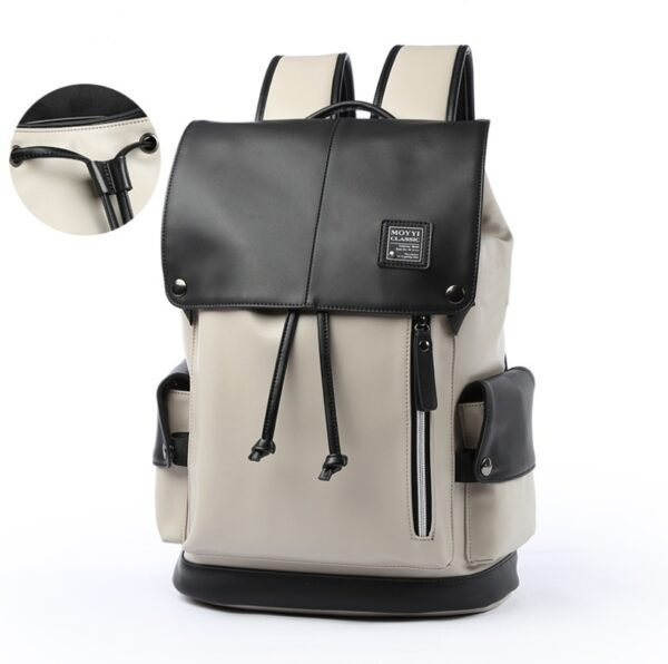 Men Business Rucksack Laptop Waterproof Backpack - Image 3