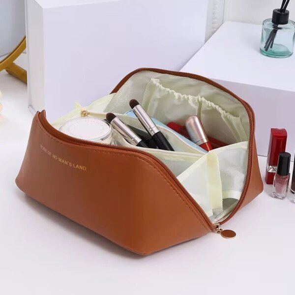 Fashion Women’s Pillow Cosmetic Bag Large Capacity Travel Organizer - Image 4