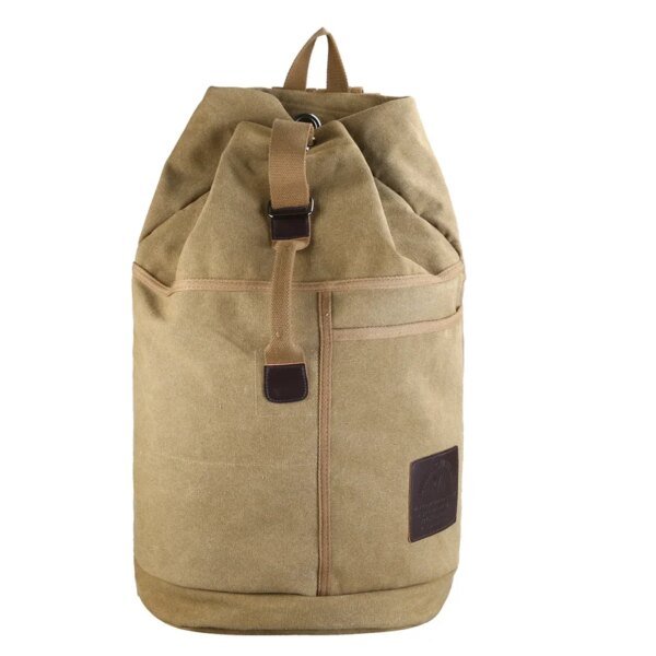 Men's Large Canvas Travel Backpack Sports Hiking Duffle Rucksack - Image 2