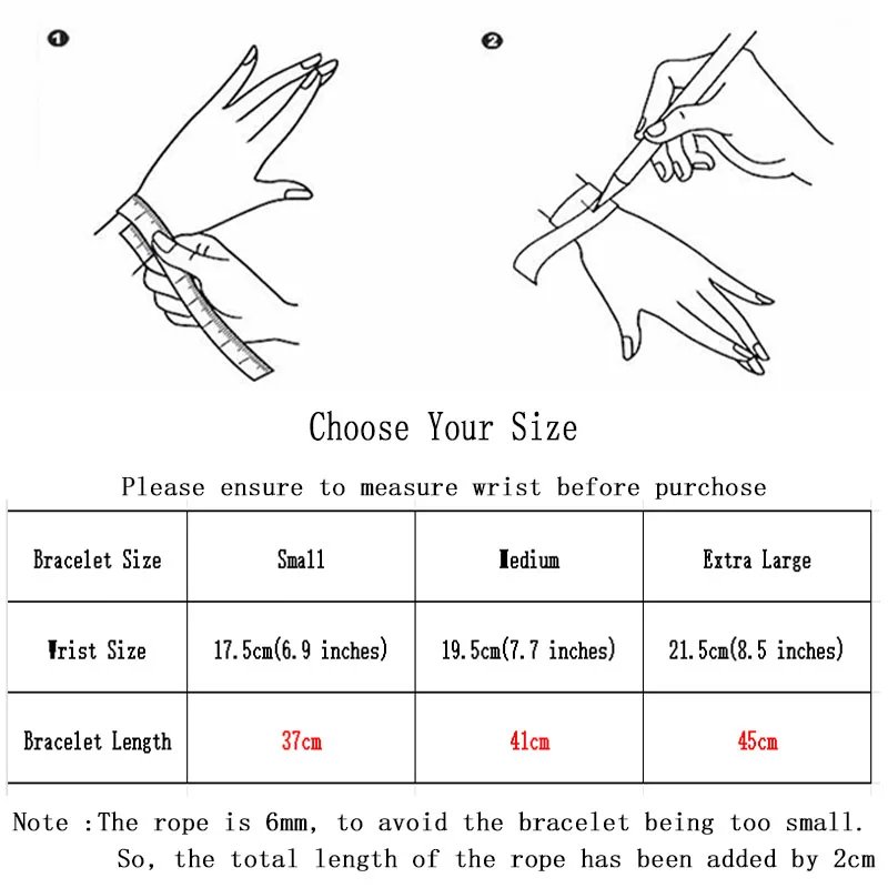 Men's Bohemia Magnetic Rope Beach Surf Bracelet - Image 6